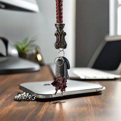 Настраиваемый цвет Wukong Keychain Черный акриловый 2D плоский подвесок для рюкзака Автокомпьютер