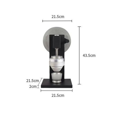 Черный итальянский профессиональный 83 мм Burr Heavy Duty Алюминиевый корпус Ручной Эспрессо мельчик Ручная кофейная зерновая мельница
