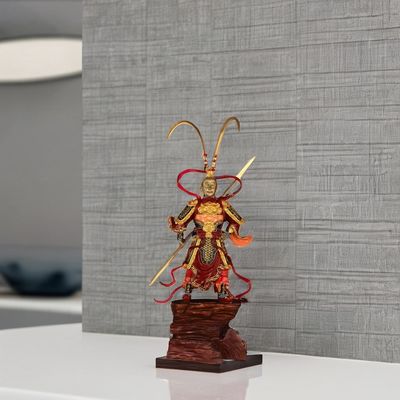 3D смола Черный миф Обезьяна Король-Солнце Вуконг Золотая фигура для современного дизайна