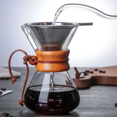 GCG013 Изолированная ручка портативная противоожожная кофейная кастрюля из нержавеющей стали