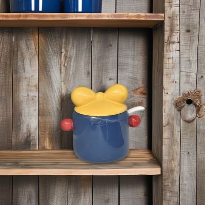 Кухонная керамическая многофункциональная бутылка для приправ с фильтрующим экраном и дизайном печати