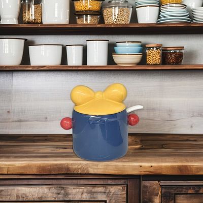 Винтажные керамические кухонные банки для чая, кофе, сахара, хранилища, пластиковые стеклянные крышки