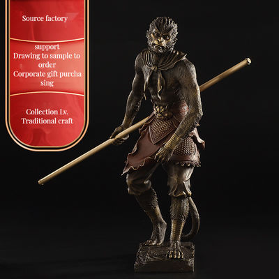 Black Myth Wukong Custom Desktop Statue идеально подходит для современной 3D игры Monkey King