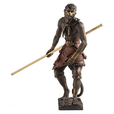 Подарок на юбилей 3D статуи Вуконга от Black Myth Custom Alloy Copper Casting