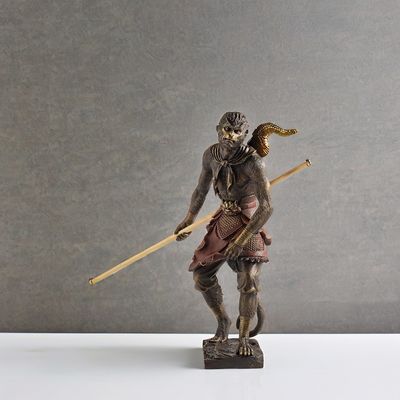 Подарок на юбилей 3D статуи Вуконга от Black Myth Custom Alloy Copper Casting