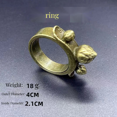 Трехкомпонентная полнометаллическая игровая периферия Black Myth Monkey King Gold Hoop Ring Badge Set