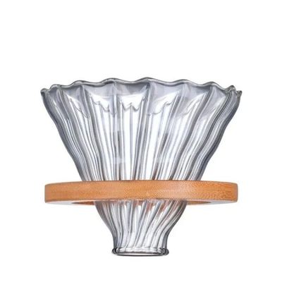 Кафе фильтр корзины Винтажный стиль керамический стеклянный кофеварка для капельного кофе