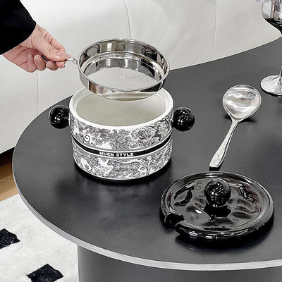 Удобный и долговечный микроволновой емкости для пищи с печатными методами Никакой дизайн