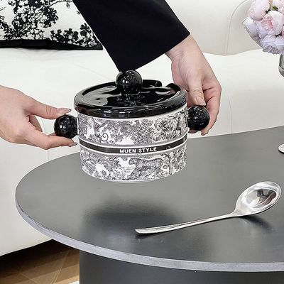 Удобный и долговечный микроволновой емкости для пищи с печатными методами Никакой дизайн