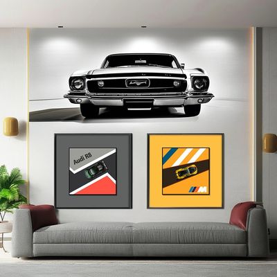 Художественная тематика Сплавная автомобильная роспись для детской спальни и крыльца Добавьте поп-искусство в ваше пространство