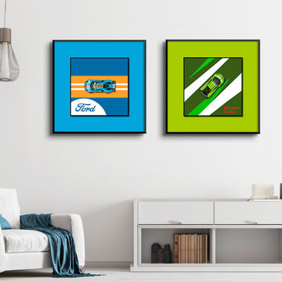 Художественная тематика Сплавная автомобильная роспись для детской спальни и крыльца Добавьте поп-искусство в ваше пространство