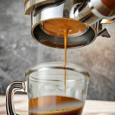 Домашний кофеварка с черным лазерным логотипом Espresso Barista инструменты и датчик давления