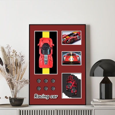 Элегантная трехмерная блочная автомобильная настенная живопись