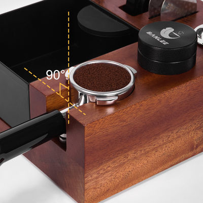 Ресторанные кофейные инструменты многофункциональная деревянная коробка с стойкой из нержавеющей стали 58 мм