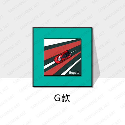 Заказный размер современная сплав автомобильной висящей живописи для детской спальни галерея настенные наборы