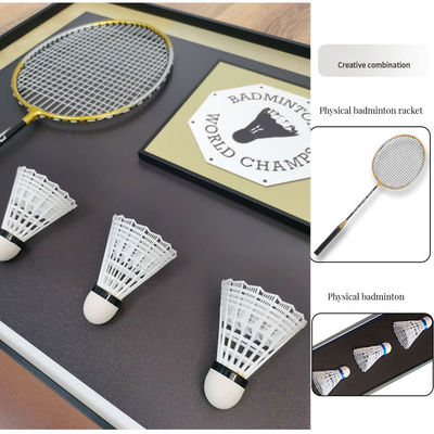 Высокое разрешение печати современный бадминтон гимназия стенограмма для декорации спортивного места