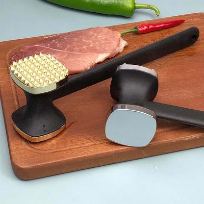 Двухсторонний цинковый сплав Сливочный мясоомягчитель Мясо молоток для телешопинга стейка