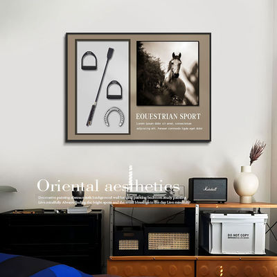 Входная отделка Рисование Трехмерные ретро-европейский стиль Конные фрески