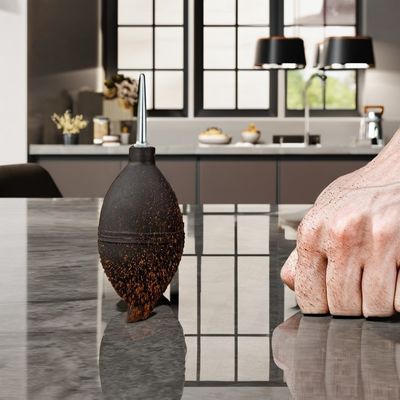 Чистильщик с воздушным вентилятором американского стиля из силиконовой резины для кофейных инструментов