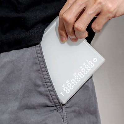 Циклическая перезаряжаемая электронная веса 2000g/0.1g Высокая мини-цифровая кухонная кофейная веса