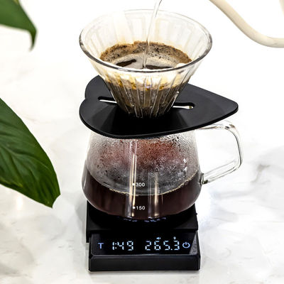 Циклическая перезаряжаемая электронная веса 2000g/0.1g Высокая мини-цифровая кухонная кофейная веса