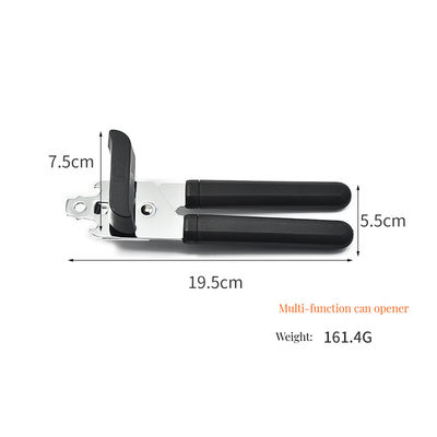 Ручной открыватель банка из нержавеющей стали с прочной пластиковой ручкой и многофункциональным инструментом