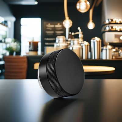 Серебряный регулируемый глубина металлический эспрессо для экологически чистого выравнивания кофейного мела