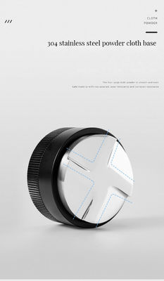 Серебряный регулируемый глубина металлический эспрессо для экологически чистого выравнивания кофейного мела