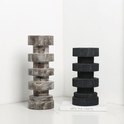 Настраиваемый логотип органический ручной работы мраморный столб свечи для домашнего декора вечеринки