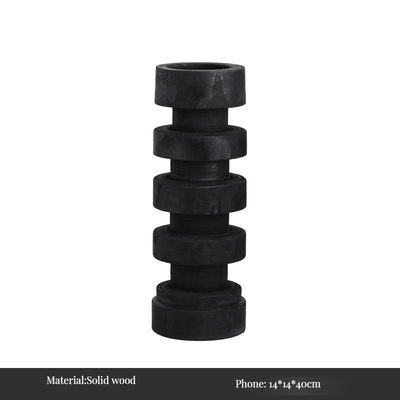 Ручная работа современный мраморный подсвечник для рождественской вечеринки декор натуральный камень стойка