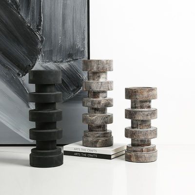 Ручной работы серебряные каменные столбы освещения украшения для свадебных вечеринок Домашний рождественский декор