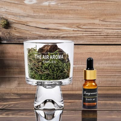 Логотип клиента Luxury Reed Diffuser Set с креативным ароматным маслом в стеклянной бутылке 100 мл