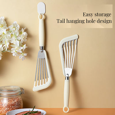 Многофункциональная стальная рыбная шпатуля с отверстиями термоустойчивый тренер для неприлипчивой посуды