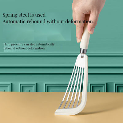 Нержавеющая сталь с отверстиями и термоустойчивой шпатулой для неприлипчивой посуды на кухне