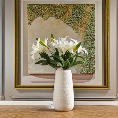 Домашнее украшение свадебного стола Низкий MOQ Керамическая ваза дизайнера для ручного декора