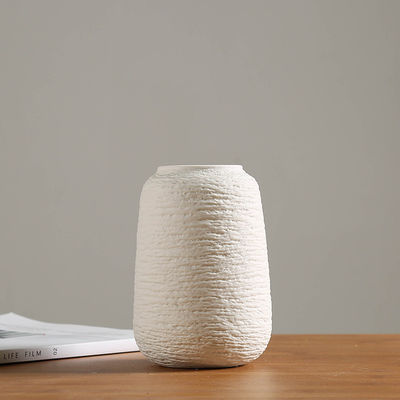 Домашнее украшение свадебного стола Низкий MOQ Керамическая ваза дизайнера для ручного декора