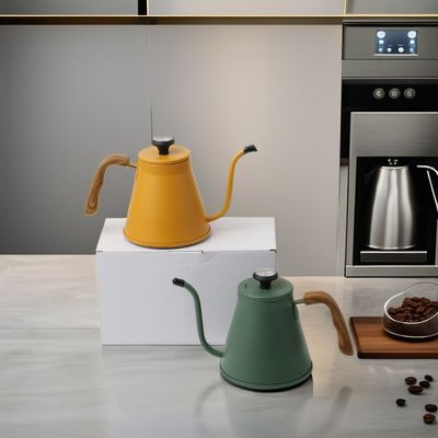 Кофейный чайник с гусиной шеей, предназначенный для заправки пивом, изготовленный из нержавеющей стали пищевого качества