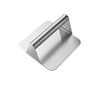 Квадратный дизайн Неприкасающийся нержавеющий сталь Бургер Пресс легкий гриль ткань инструмент / фартук