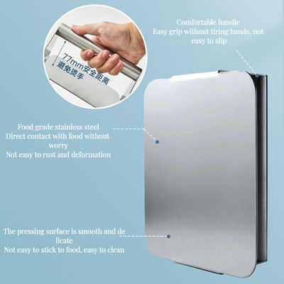 Барбекю на открытом воздухе, ткань для приготовления пищи, фартук с нержавеющей сталью, квадратный бургер-разрушитель