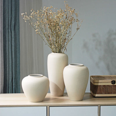 Юбилейная современная керамическая ваза с яичными лапшами, камни, белый стиль арт-деко