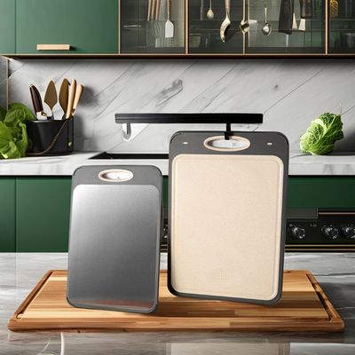 Сгущенная пластиковая рама и экологически чистый бамбук PP антискользящий режущий доски для кухни