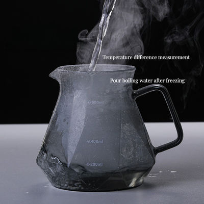 400 мл высокоборосиликатного стекла Эспрессо Pour Coffee Server Термостойкость капель