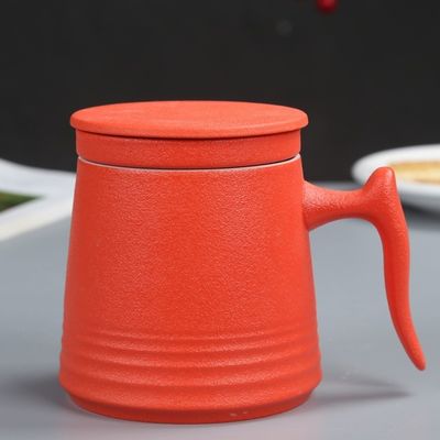 900cc керамический чайник с чашками для кофе и тарелками Простой белый фарфоровый дизайн