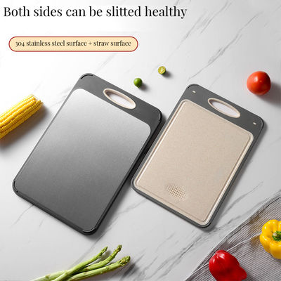 304 нержавеющая сталь эко бамбуковая режущая доска для кухни