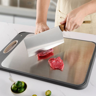 304 нержавеющая сталь эко бамбуковая режущая доска для кухни