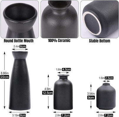 Антикварная линия поверхность Art Deco керамическая цветочная ваза на остекленные для домашнего убранства