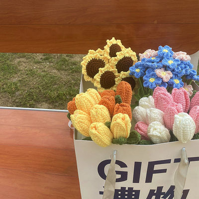 Шелковый подсолнечник Daisy Pouch Ручной современный столовый убранство Подарки для выпускников