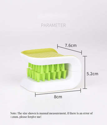 Белый многофункциональный чистильщик кухонных приборов с экологически чистой щеткой