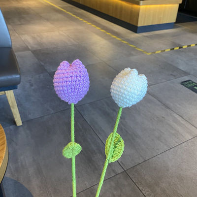 Ручной трикотажные сумочки с подсолнухом идеальное украшение стола для Дня святого Валентина