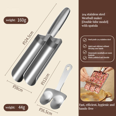 BAMBOO Meatball Maker Set Non-Stick Ручная ложка и вилки для легкой домашней приготовления пищи